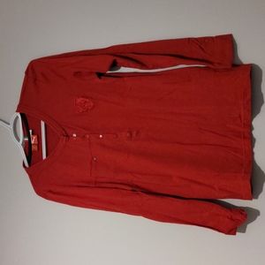 Ferrari Puma long sleeve tee with snaps
